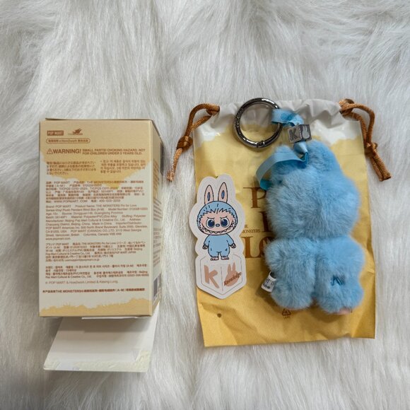 AUTHENTIC Labubu Pin for Love Plush Pendant + Letter Pendant Set – K - Picture 3 of 5